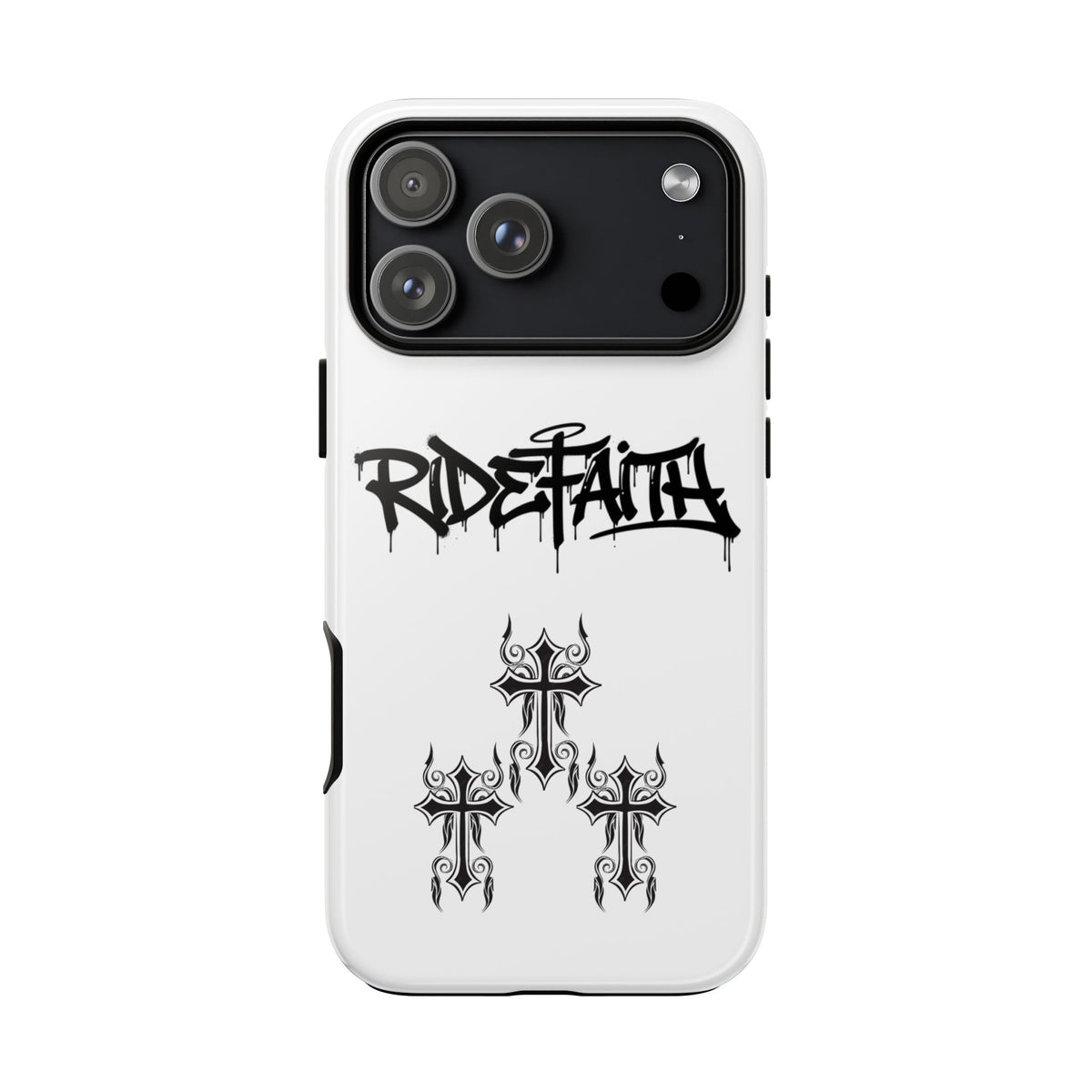 RideFaith Graffiti Tough Phone Case “WHITE”