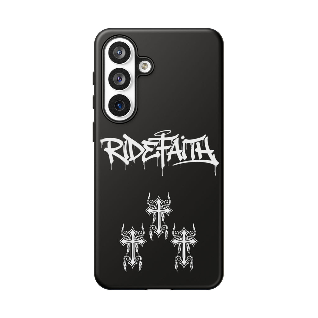 RideFaith Graffiti Tough Phone Case “BLACK”