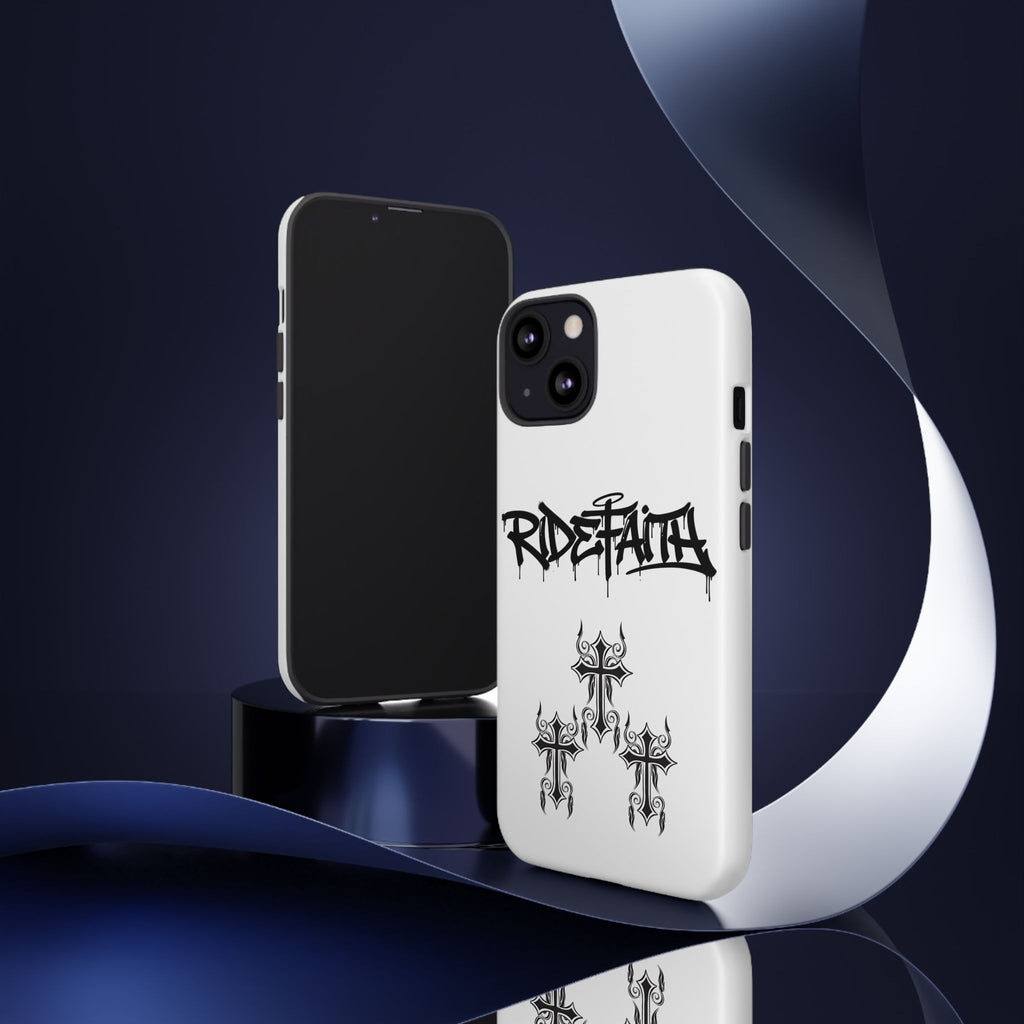 RideFaith Graffiti Tough Phone Case “WHITE”