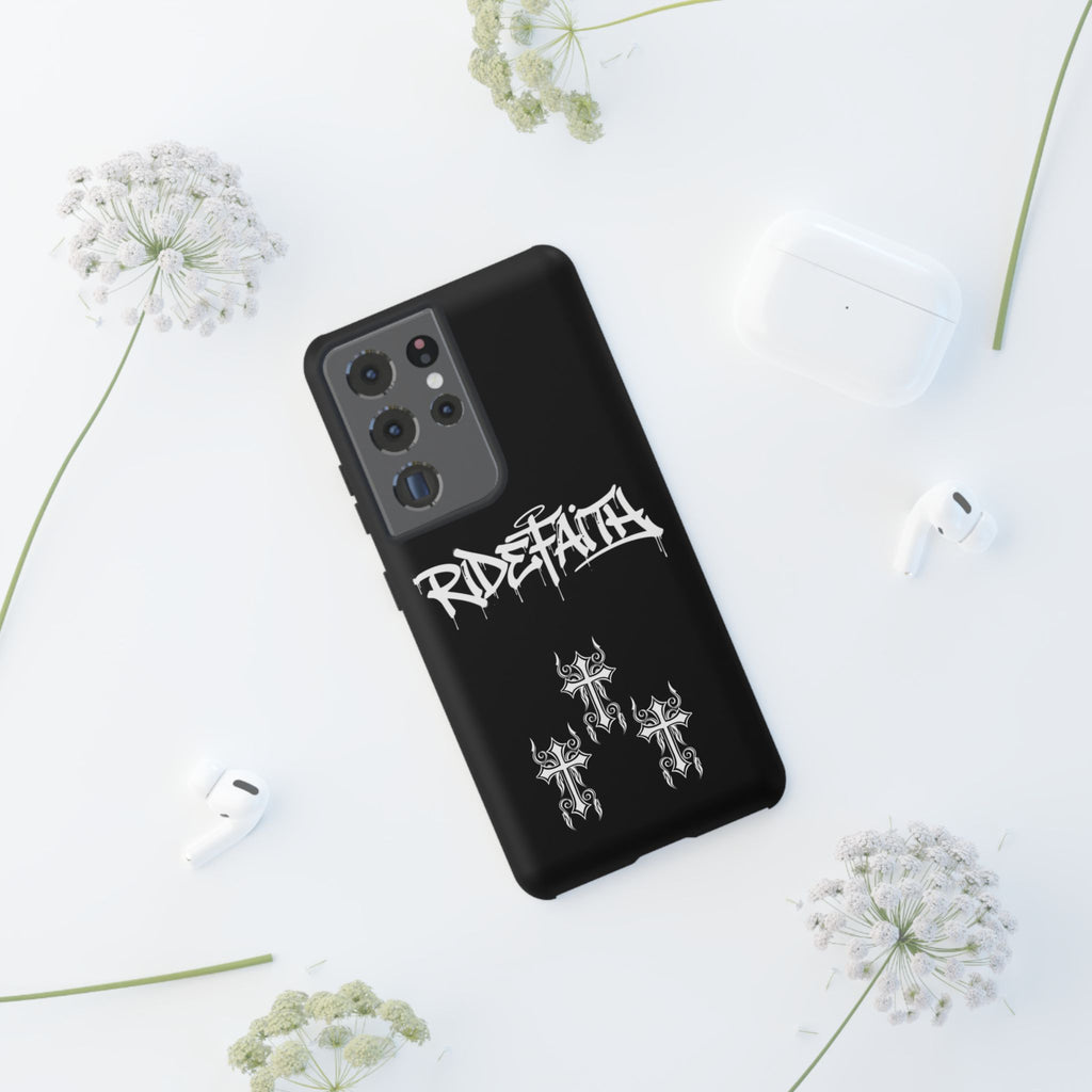 RideFaith Graffiti Tough Phone Case “BLACK”