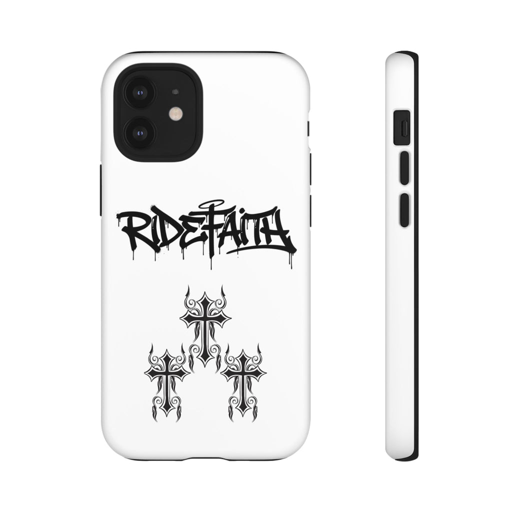 RideFaith Graffiti Tough Phone Case “WHITE”