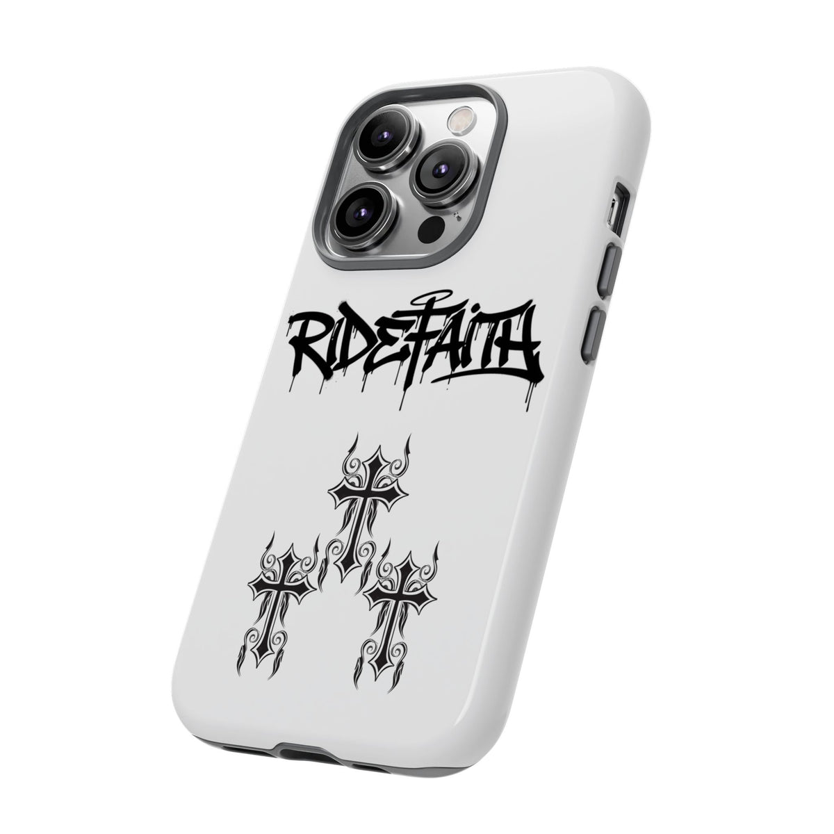 RideFaith Graffiti Tough Phone Case “WHITE”