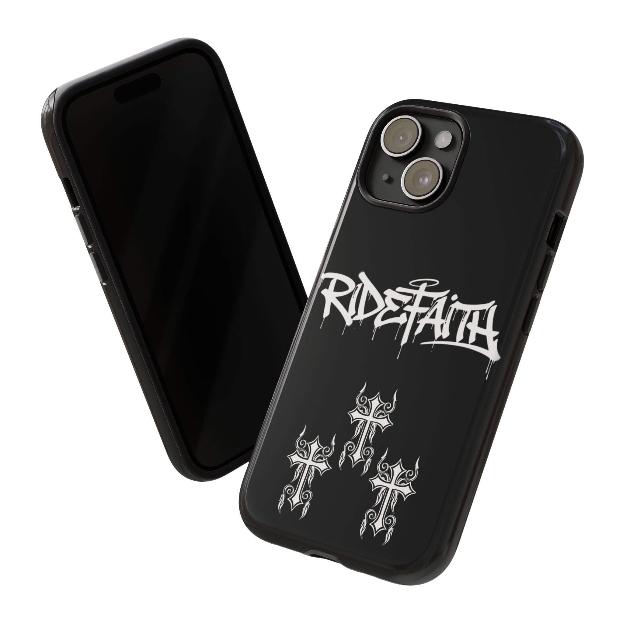 RideFaith Graffiti Tough Phone Case “BLACK”
