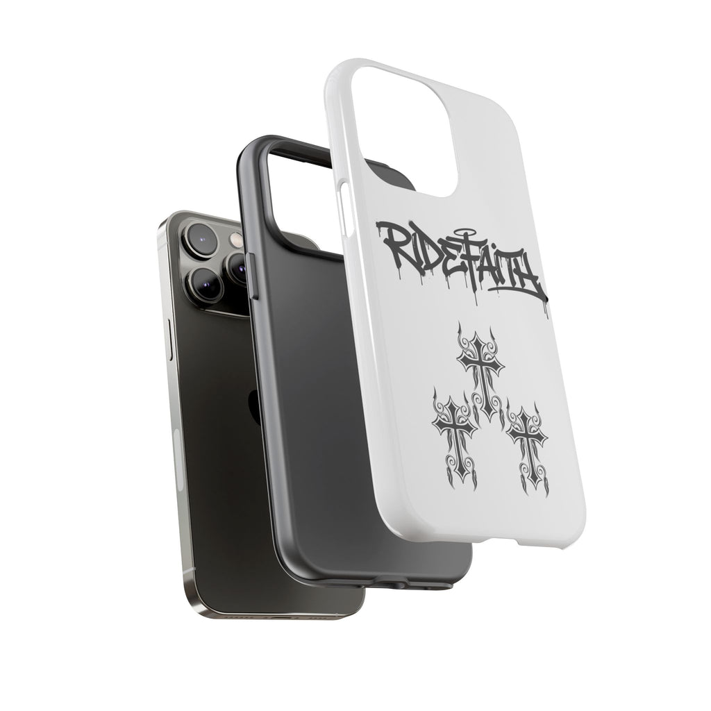 RideFaith Graffiti Tough Phone Case “WHITE”
