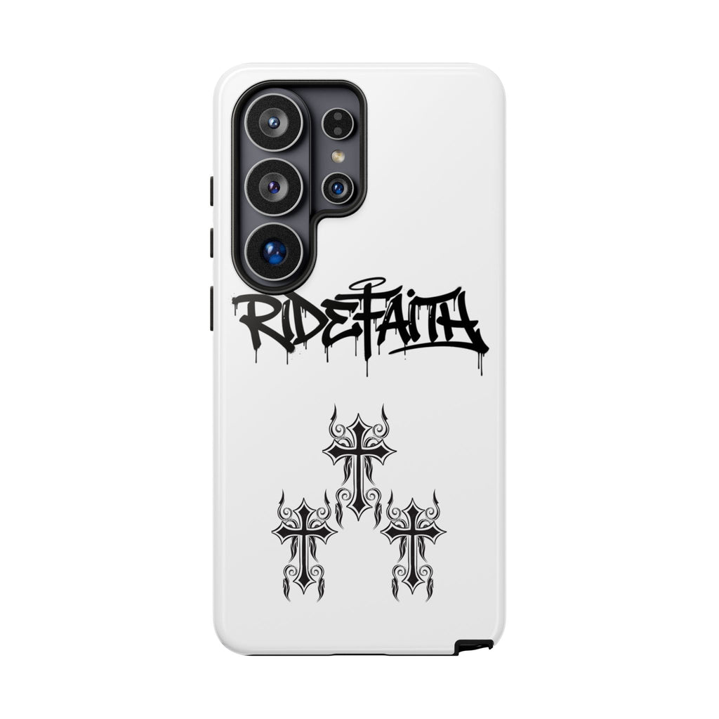 RideFaith Graffiti Tough Phone Case “WHITE”