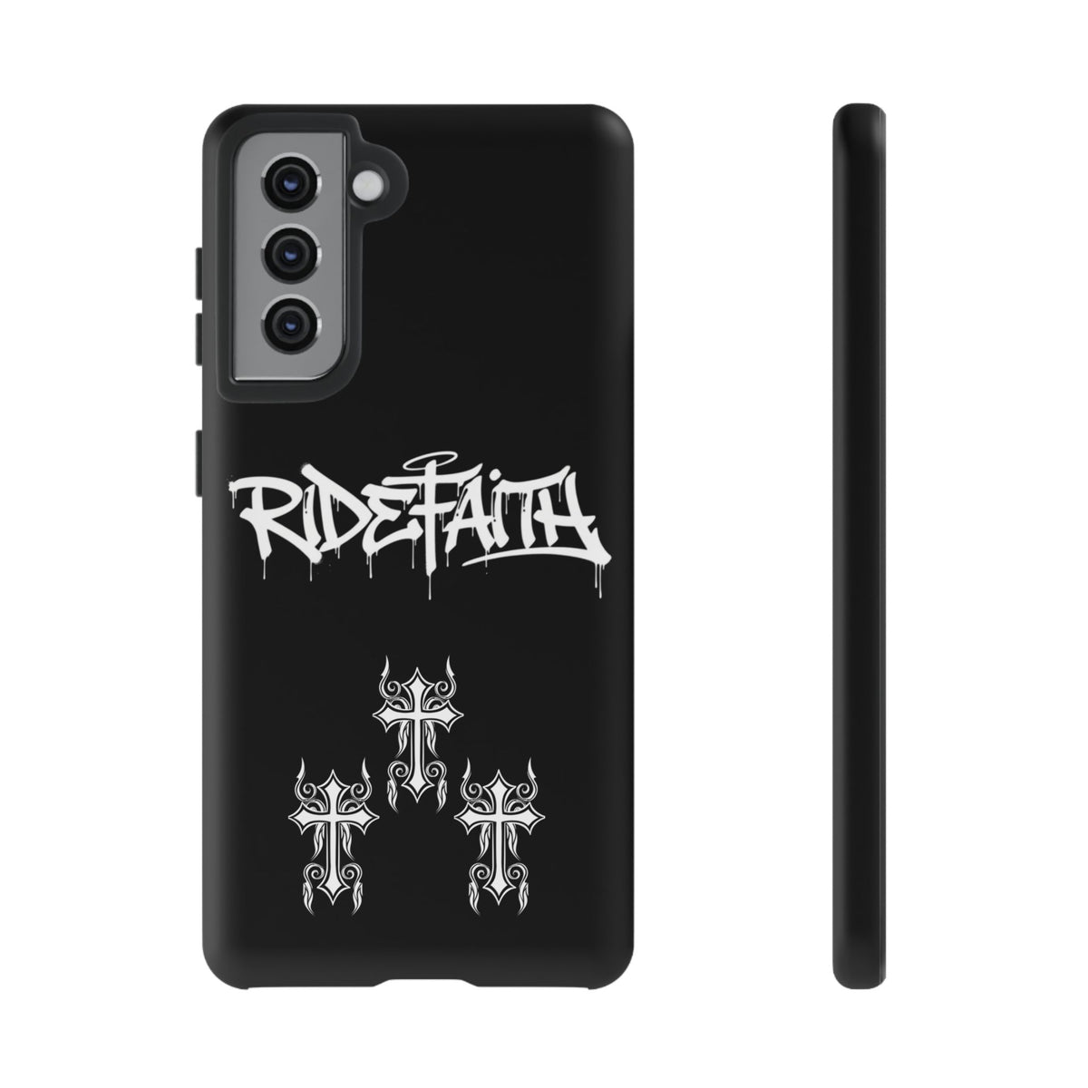 RideFaith Graffiti Tough Phone Case “BLACK”