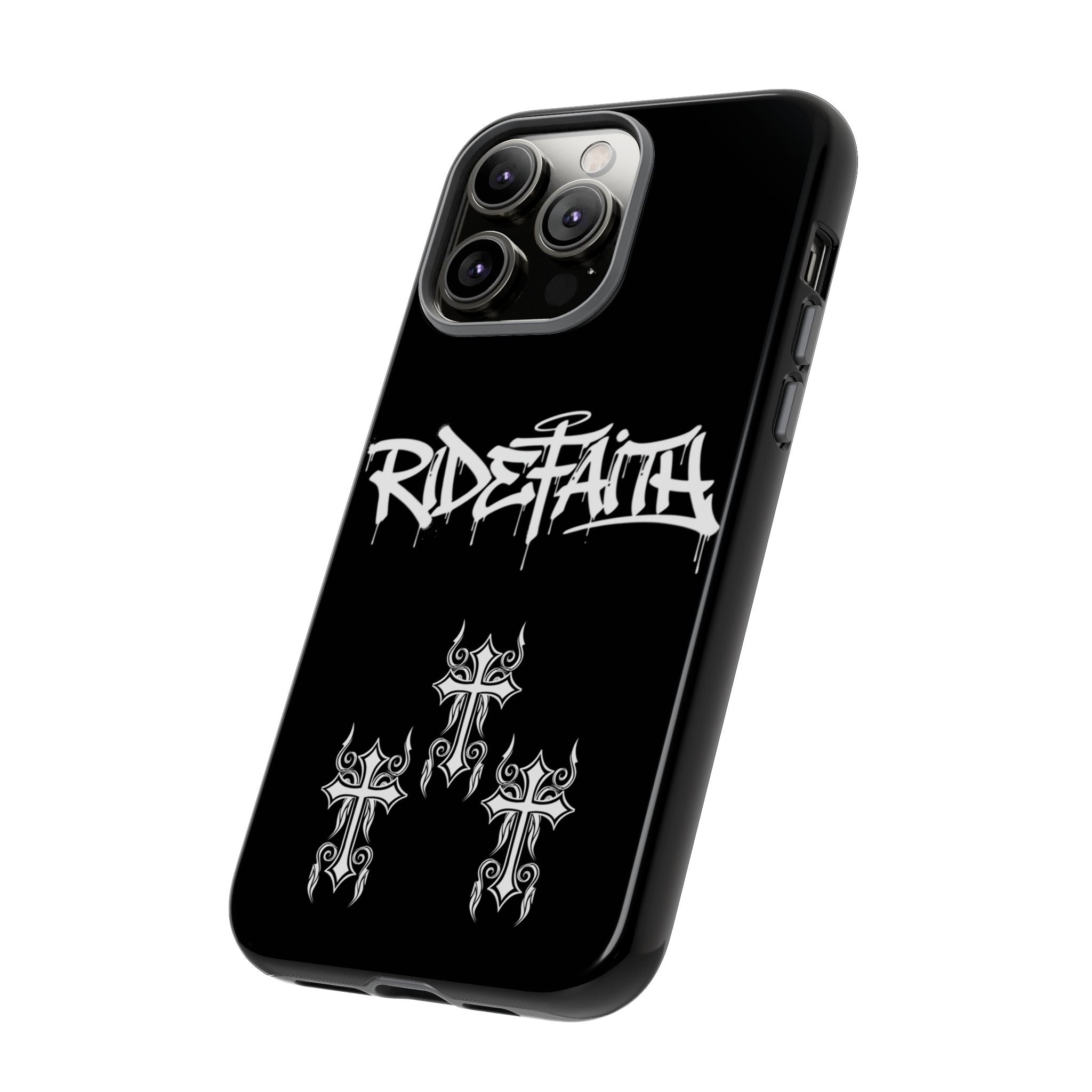 RideFaith Graffiti Tough Phone Case “BLACK”