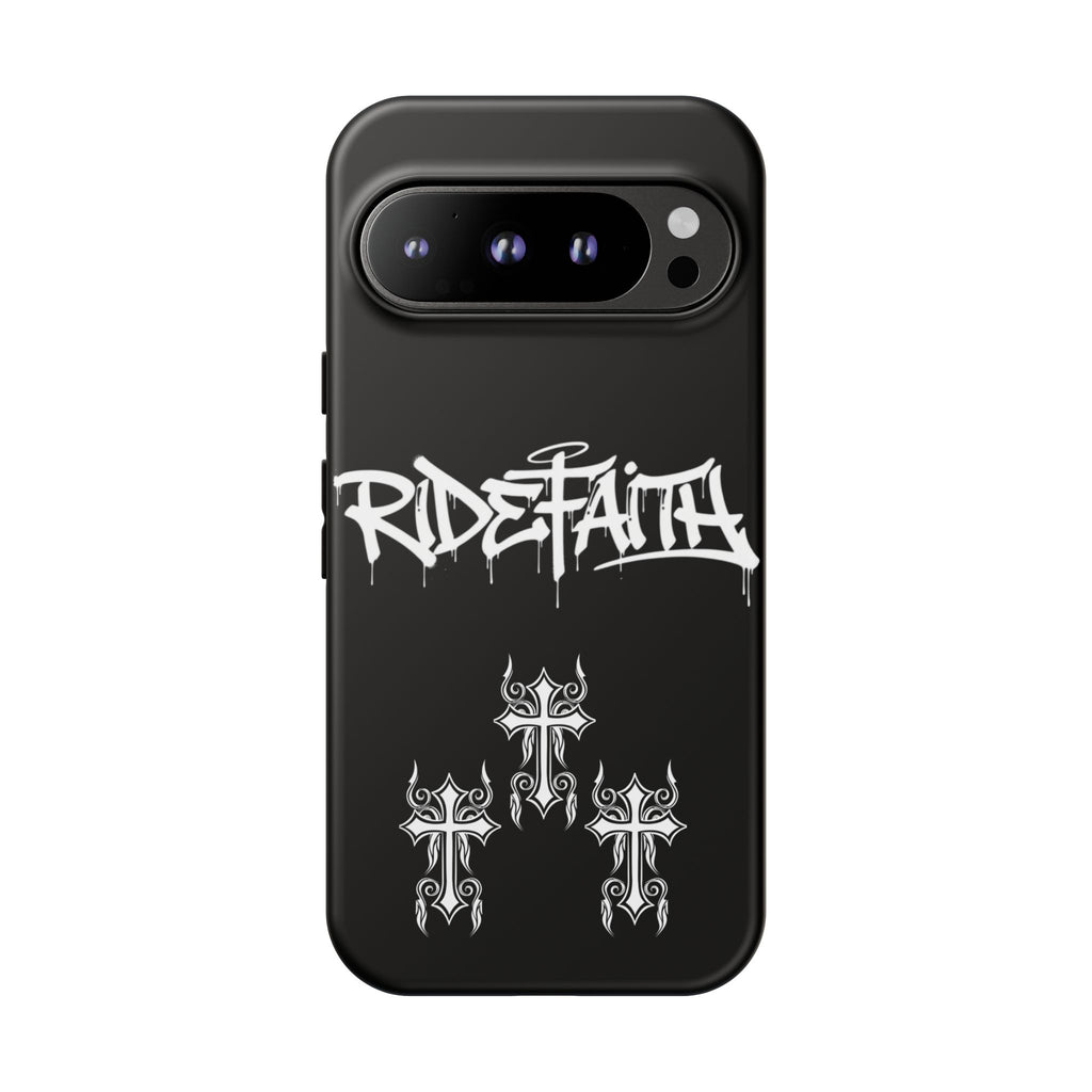 RideFaith Graffiti Tough Phone Case “BLACK”