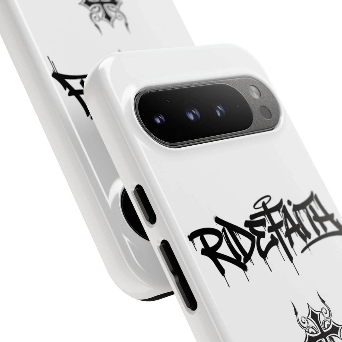RideFaith Graffiti Tough Phone Case “WHITE”