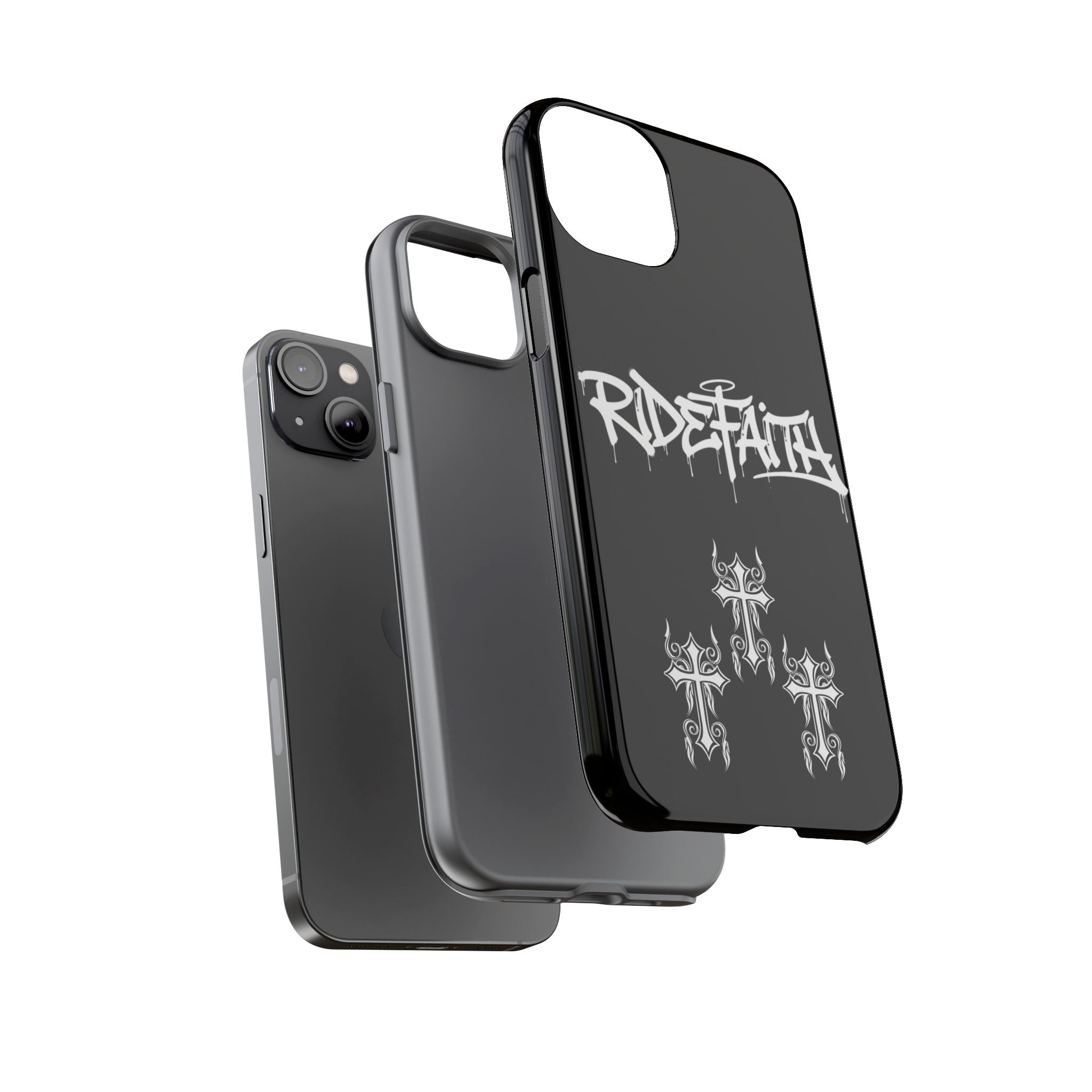 RideFaith Graffiti Tough Phone Case “BLACK”