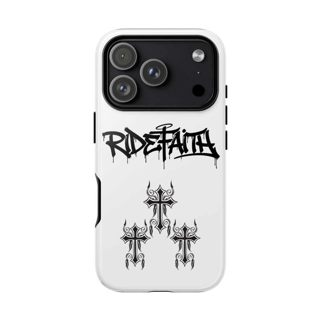 RideFaith Graffiti Tough Phone Case “WHITE”
