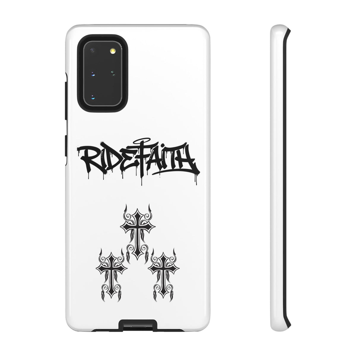 RideFaith Graffiti Tough Phone Case “WHITE”