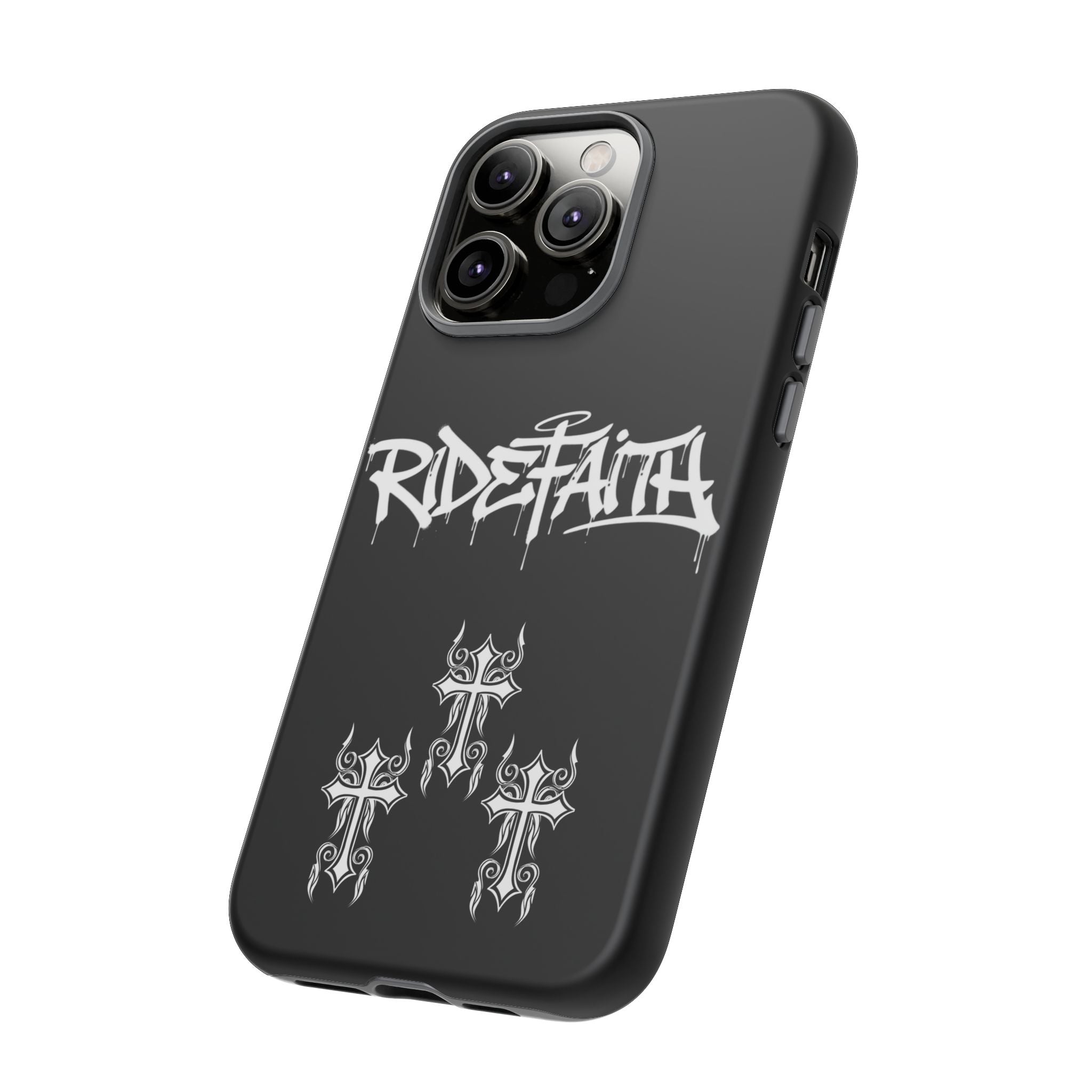 RideFaith Graffiti Tough Phone Case “BLACK”