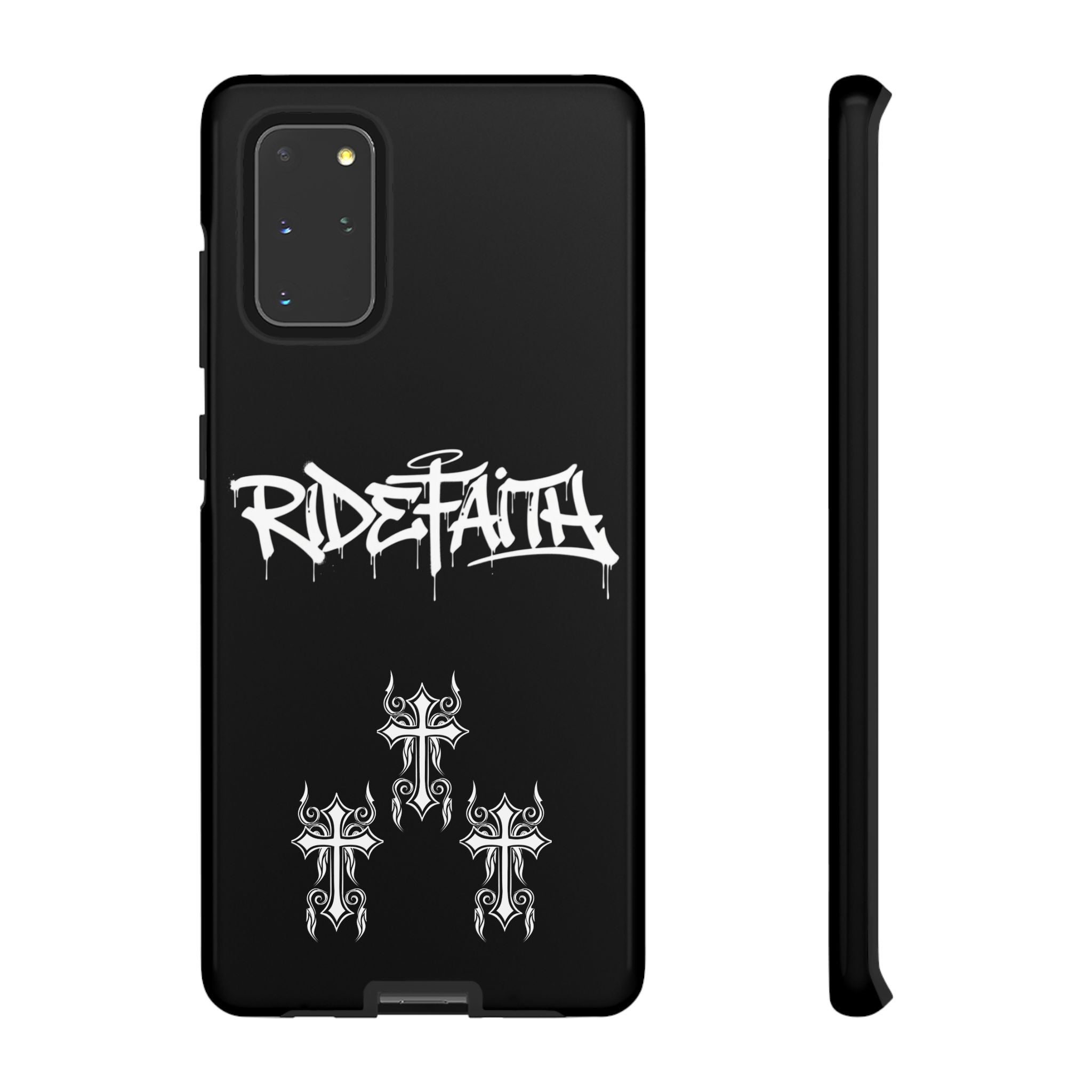 RideFaith Graffiti Tough Phone Case “BLACK”