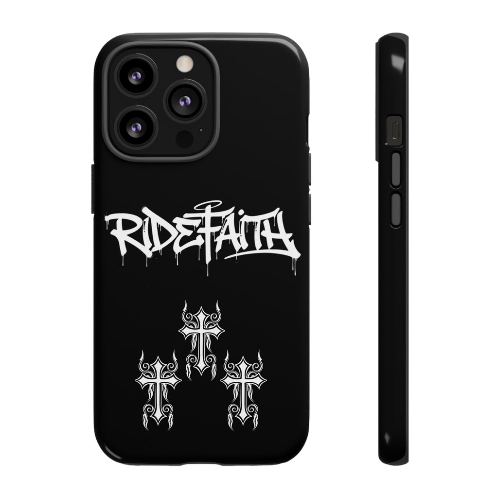 RideFaith Graffiti Tough Phone Case “BLACK”