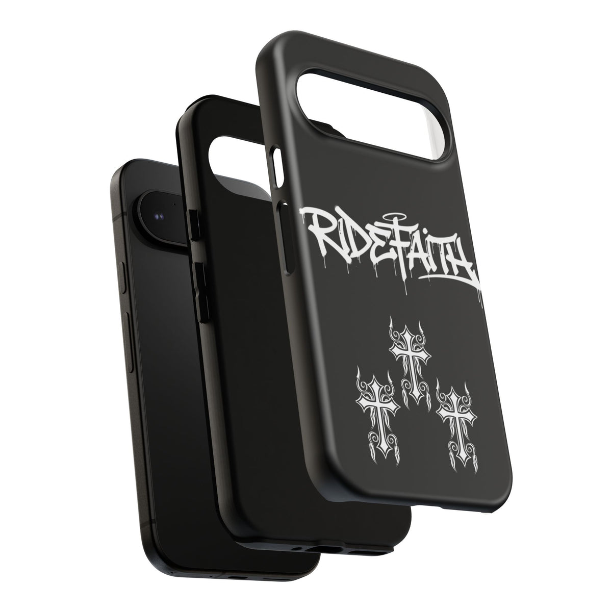 RideFaith Graffiti Tough Phone Case “BLACK”