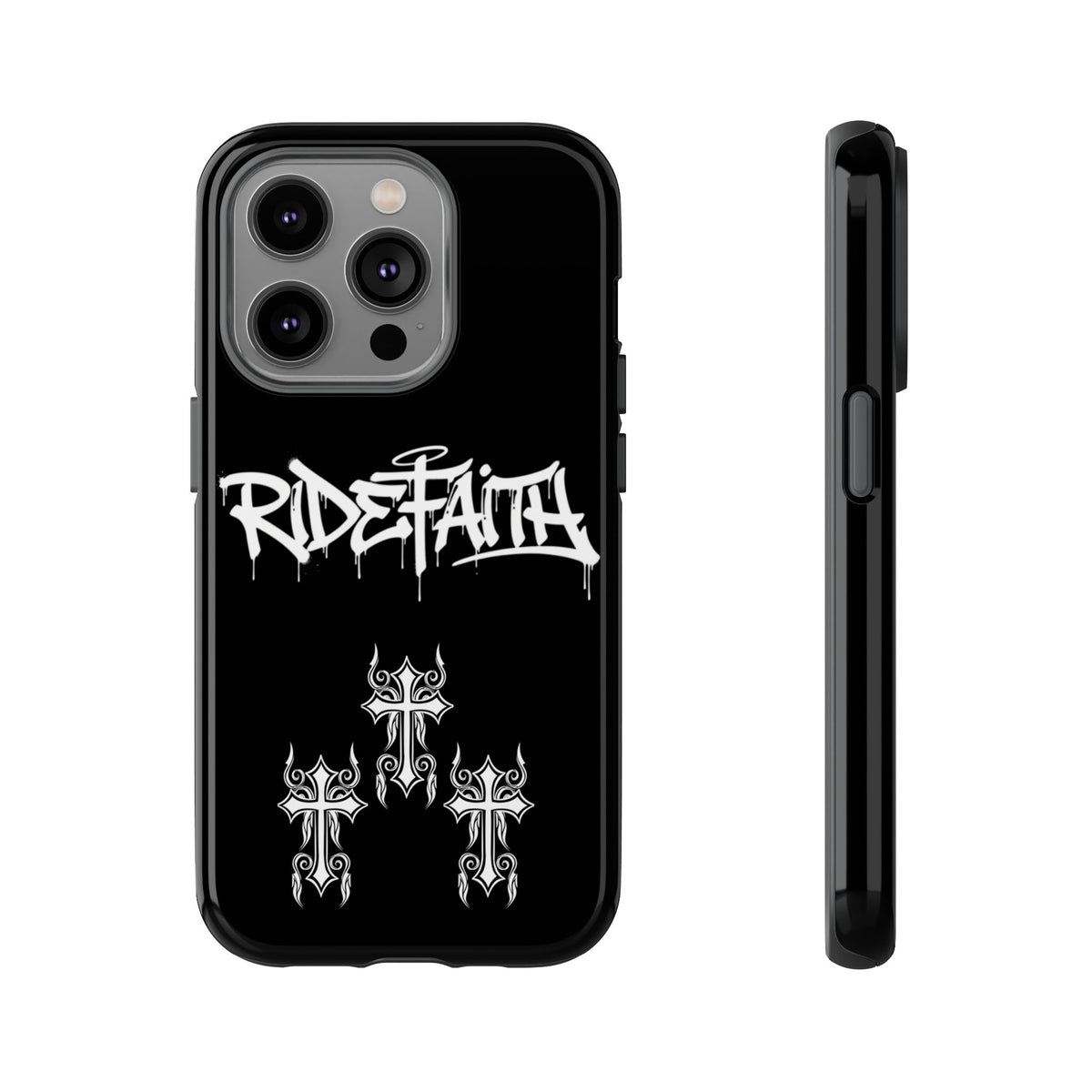 RideFaith Graffiti Tough Phone Case “BLACK”
