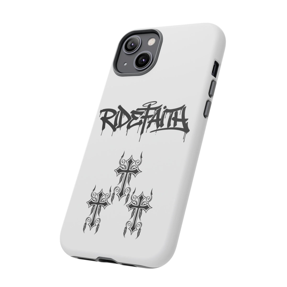 RideFaith Graffiti Tough Phone Case “WHITE”
