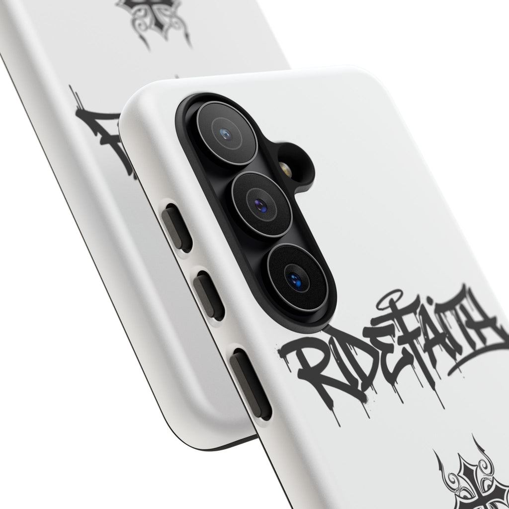 RideFaith Graffiti Tough Phone Case “WHITE”