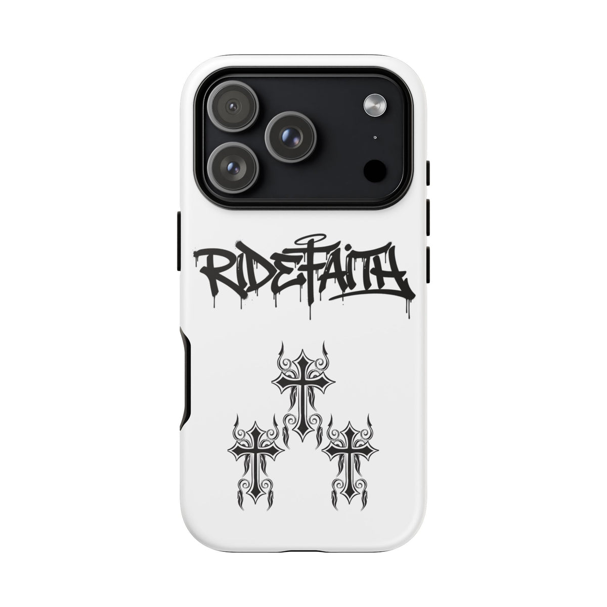 RideFaith Graffiti Tough Phone Case “WHITE”