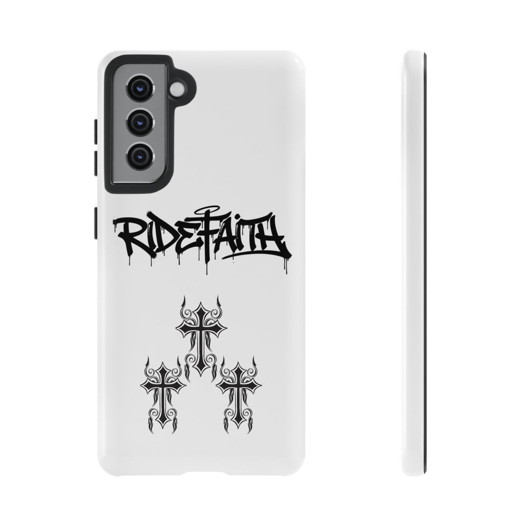 RideFaith Graffiti Tough Phone Case “WHITE”